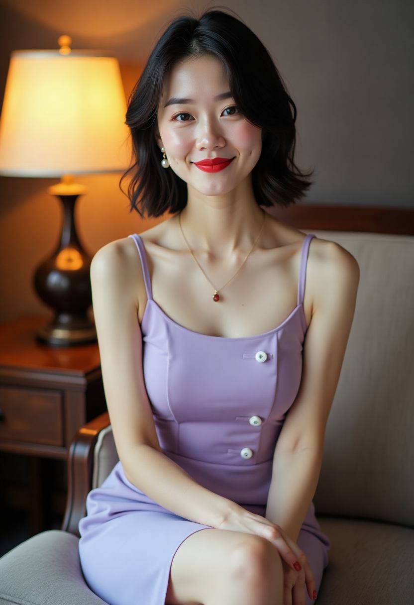 两人对坐的中景构图草图